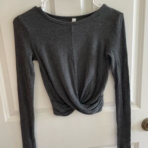 ALO Yoga Gray Long Sleeve